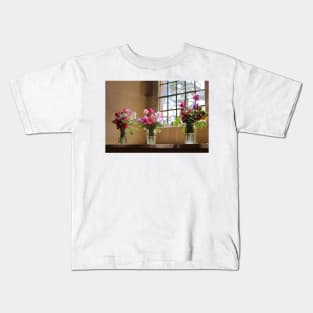 Sweet Pea Flowers Kids T-Shirt